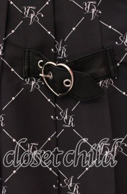画像2: Ank Rouge / モノグラムスカート M クロ O-25-09-20-116-CA-SK-OW-OS