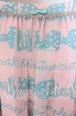 画像2: 【SALE】Emily Temple cute / リボン＆ロゴプリントスカート  ピンク O-25-09-20-119-ET-SK-OW-ZT456 (2)