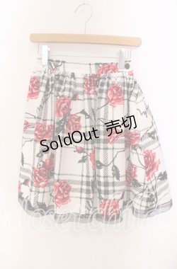 画像1: MILK / ラヴィアンローズスカート  オフベース O-25-09-20-122-ML-SK-OW-OS