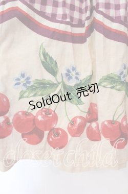 画像2: Emily Temple cute / ギンガムチェリースカート  パープル O-25-09-20-123-ET-SK-OW-OS