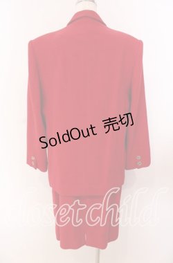 画像4: INGEBORG / 金釦使いウールセットアップ  アカ O-25-09-20-001-LO-OP-OW-ZI