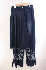 画像3: 【SALE】NieR CLOTHING / 取り外し可能フラップ付きWIDE DENIM PANTS パンツ  インディゴ O-25-09-20-125-PU-PA-IG-ZT094 (3)
