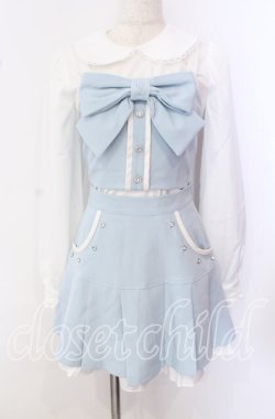 画像1: Honey Cinnamon / 合皮パイピングセットアップ  サックス O-25-09-20-002-LO-OP-IG-OS