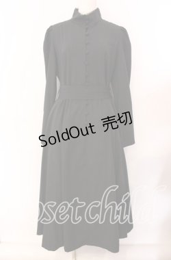 画像1: Sheglit / "Victorian"バッスルワンピース XL ブラック O-25-09-20-016-EL-OP-OW-OS