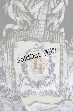 画像2: Triple fortune / カイザーカッツェスカート  ブラック×ホワイト O-25-09-20-023-EL-SK-OW-OS