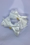 BABY,THE STARS SHINE BRIGHT / champetre fleurieレースクリップ  シロ O-25-09-21-010-BA-AC-IG-OS