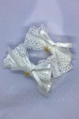 BABY,THE STARS SHINE BRIGHT / champetre fleurieレースクリップ  シロ O-25-09-21-010-BA-AC-IG-ZT488-F005