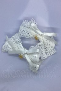 BABY,THE STARS SHINE BRIGHT / champetre fleurieレースクリップ  シロ O-25-09-21-010-BA-AC-IG-ZT488-F005
