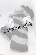 Hauls / 新！手も足も使えるやんけ！しましまレッグウォーマー  グレー O-25-09-21-015-PU-ZA-IG-OS
