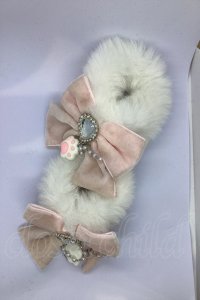 Ank Rouge / きらきら&にくきゅうファーシュシュ  ピンク O-25-09-21-004-CA-AC-IG-ZT488-F005