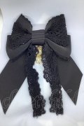 BABY,THE STARS SHINE BRIGHT / レーシィマスク留めバレッタ  クロ O-25-09-21-008-BA-AC-IG-OS