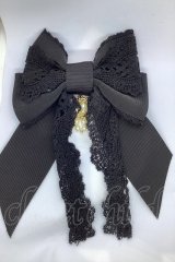 BABY,THE STARS SHINE BRIGHT / レーシィマスク留めバレッタ  クロ O-25-09-21-008-BA-AC-IG-ZT488-F005