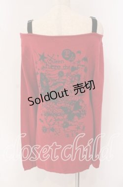 画像3: PUTUMAYO / バックプリントスパイダーレースオフショルニット  レッド×ブラック O-25-09-22-023-PT-TO-IG-OS