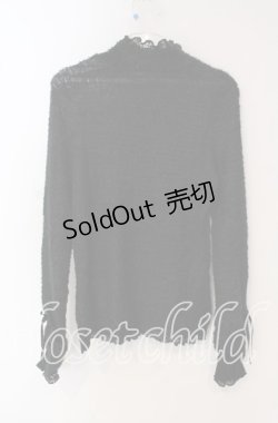 画像2: INGEBORG / シャギータートルニット 9 クロ O-25-09-22-029-LO-TO-IG-ZI