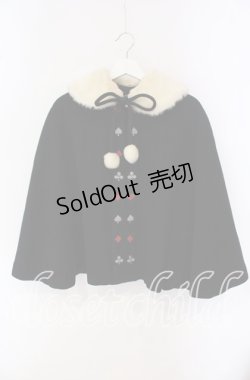 画像1: Innocent World / トランプ刺繍マント  クロ O-25-09-22-032-IW-CO-IG-OS