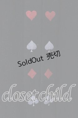 画像2: Innocent World / トランプ刺繍マント  クロ O-25-09-22-032-IW-CO-IG-OS