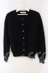 KANEKO ISAO / アンゴラカーディガン  クロ O-25-09-22-033-EL-TO-OW-ZT381