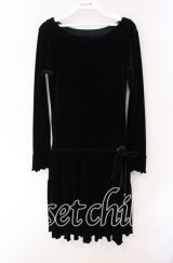 MILK / ベロアワンピース  クロ O-25-09-22-034-ML-OP-IG-ZT382