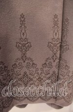 画像2: 【SALE】axes femme / バラ刺繍フード付コート L グレー O-25-09-22-035-AX-CO-OW-ZTC016 (2)