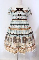 画像1: Angelic Pretty / Sweet Cream Houseワンピース  チョコミント O-25-09-22-004-AP-OP-OW-OS (1)