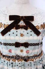 画像2: Angelic Pretty / Sweet Cream Houseワンピース  チョコミント O-25-09-22-004-AP-OP-OW-OS (2)
