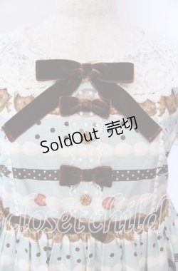 画像2: Angelic Pretty / Sweet Cream Houseワンピース  チョコミント O-25-09-22-004-AP-OP-OW-OS