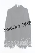 NieR Clothing / ハイネックDAMAGE UNISEX KNIT ニット  ブラック O-25-09-22-046-PU-TO-IG-OS