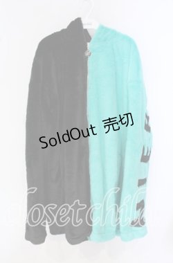 画像1: NieR Clothing / 内側超ふわもこ厚手ZIP PARKA【お座りシエル】パーカー  ブラック O-25-09-22-048-PU-TO-IG-OS