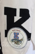 画像2: 【SALE】KANEKO ISAO / ワッペンカーディガン  アイボリー O-25-09-22-059-EL-TO-OW-ZT030 (2)