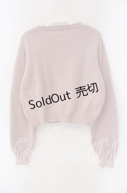 画像3: m petit by misako / バラ刺繍ニットカーディガン M ピンク O-25-09-22-060-LO-TO-IG-OS