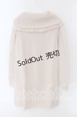 画像3: axes femme / タートルニットワンピース M ピンク O-25-09-22-062-AX-OP-IG-OS