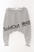m petit by misako / リボンニットボレロ M ブラウン O-25-09-22-063-LO-TO-IG-OS
