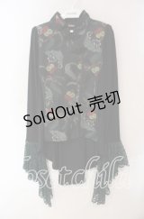 Qutie Frash / チャイナ姫袖カットソー  グリーン O-25-09-22-068-QU-TO-IG-OS