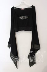 画像1: Qutie Frash / バックメッシュショートトップス  ブラック O-25-09-22-069-QU-TO-IG-ZI (1)