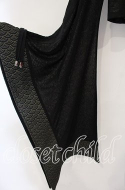 画像2: Qutie Frash / バックメッシュショートトップス  ブラック O-25-09-22-069-QU-TO-IG-OS