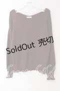axes femme / メローウォッシャブルニット  ブラウン O-25-09-22-070-AX-TO-IG-OS