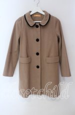 画像1: 【SALE】Fi.n.t / 丸襟コート  ベージュ O-25-09-22-073-CA-CO-IG-ZTC022 (1)
