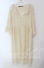 画像1: 【SALE】an another angelus / シアーロングカーディガン  生成り O-25-09-22-077-CA-TO-IG-ZT268 (1)