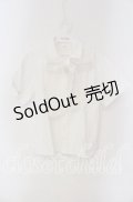 【SALE】merry jenny / フリルボウタイブラウス  シロ O-25-09-22-080-LO-BL-IG-ZT268