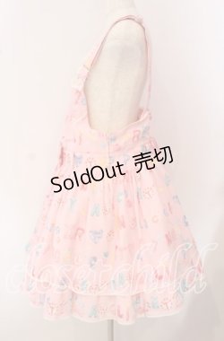 画像3: Angelic Pretty / Toy DropsサロペットSetサロペット単品  ピンク O-25-09-22-006-AP-OP-OW-OS