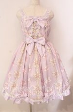 画像1: Angelic Pretty / Jewelry Ribbon Princessジャンパースカート  ラベンダー O-25-09-22-010-AP-OP-IG-OS (1)