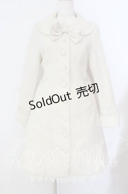 画像1: metamorphose / ツイードリボンコート  アイボリー O-25-09-22-002-ME-CO-IG-OS