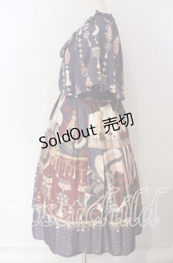 画像5: Capreolus pygargus（海外ロリータブランド） / 勇者の旅2 ケープ付きワンピース L ネイビー O-25-09-22-012-LO-OP-IG-OS