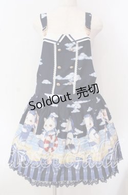 画像1: To Alice / セーラーキャットサロペット M ネイビー O-25-09-22-015-LO-OP-OW-OS