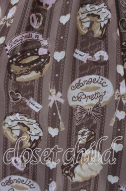 画像3: Angelic Pretty / Melty Creamドーナツラウンドジャンパースカート  ブラウン O-25-09-22-016-AP-OP-OW-OS