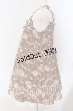 画像4: Angelic Pretty / Melty Creamドーナツラウンドジャンパースカート  ブラウン O-25-09-22-016-AP-OP-OW-OS