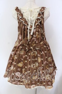 画像5: Angelic Pretty / Melty Creamドーナツラウンドジャンパースカート  ブラウン O-25-09-22-016-AP-OP-OW-OS