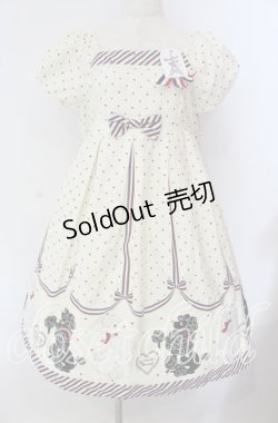画像1: Innocent World / フレンチプードルタックワンピース M アイボリー O-25-09-22-018-IW-OP-OW-OS