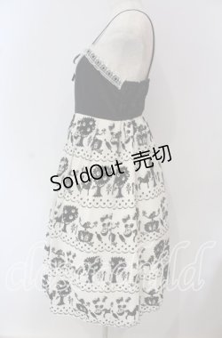 画像4: 【SALE】Emily Temple cute / pippiフロッキーptサロンワンピース  アイボリー×クロ O-25-09-22-020-ET-OP-OW-ZT382