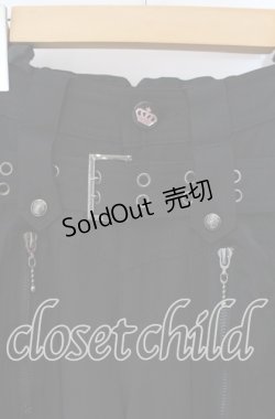 画像2: ALGONQUINS / ラップ付きワイドパンツ  ブラック O-25-09-23-033-AL-PA-IG-OS